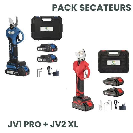 Pack Sécateurs (JV1 Pro + JV2 XL)